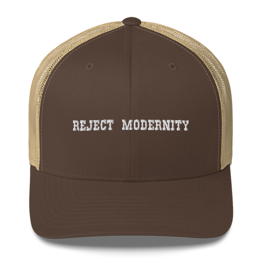 REJECT MODERNITY Trucker Hat